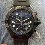Perfect Replica Breitling Avenger Hurricane 12H 45MM Watch - All Black Rubber strap